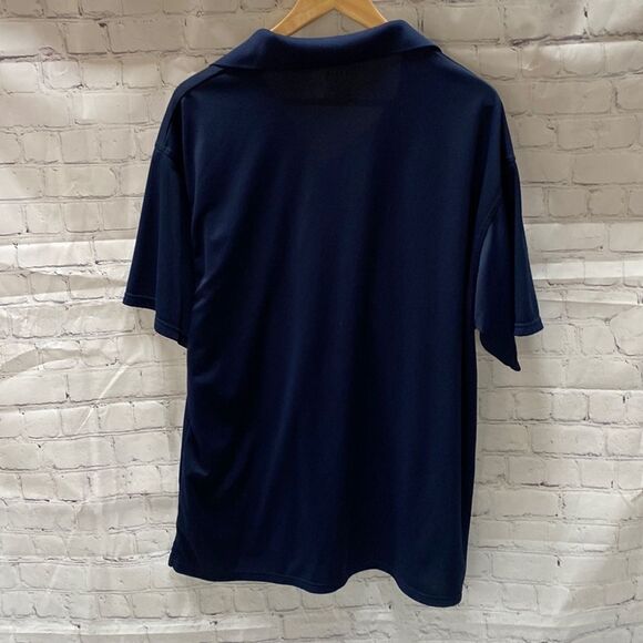 Jerzees Dri-Power Navy Blue Polo Shirt – Men’s Size XL - Picture 2 of 7